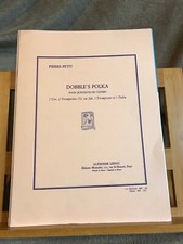 Pierre Petit Dobble's Polka quintette de cuivres partition éd. Leduc conducteur