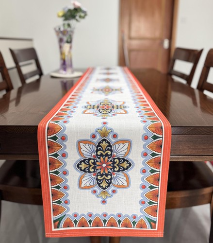 Boho moroccan floral cotton - moroccan,