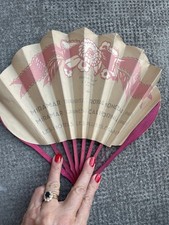 Éventail Publicitaire 30’s signé Céline Aman-Jean Parfum Rêve D’Or LT PIVER