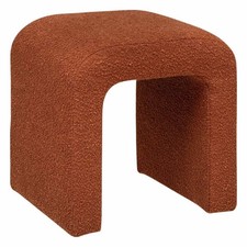 Pouf Bouclette Design "Sevi" 43cm Ambre