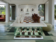 Jeu d'échiquier multi marbre