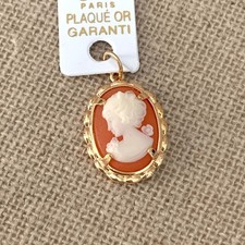 Pendentif Camée Rouge En