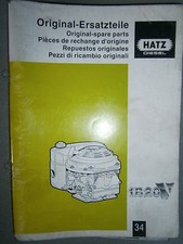 HATZ moteur diesel 1B 20 V - 1B20V : catalogue de pièces