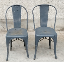lot 2 chaises TOLIX modele b ?art deco premiere edition ?