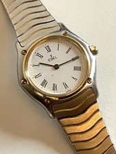 Montre EBEL Wave sport classique / Acier et or / 181908 /Ne fonctionne à reviser