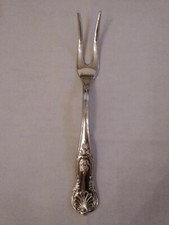 Une fourchette pour servir 26 cm Achille Princet modèle coquille métal argenté