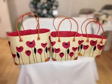 Lot 3 paniers Naturel2 cabas