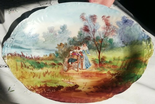 Plat ancien porcelaine - ancien,