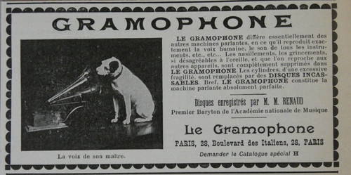 Publicité presse 1902 le - de,