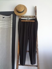 DAMART 44 PANTALON DROIT BAS DE QUALITE NOIR JEANS  TRES SYMPA !! PANTALON " DAM