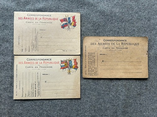 Lot correspondances poilu - lot,