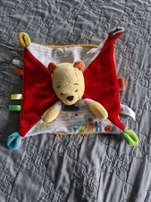 Doudou Ours Winnie The Pooh - Plat Disney Baby - Attache Tetine étiquettes