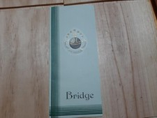 Rare carnet de score bridge