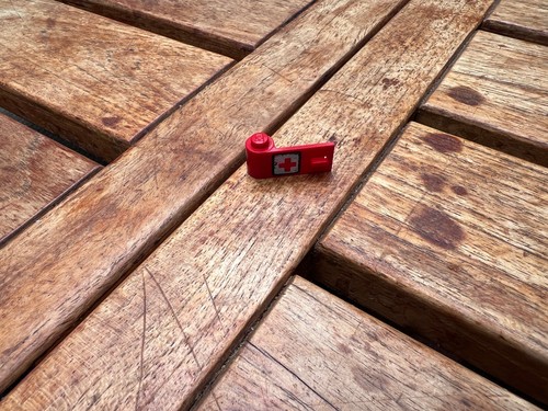 Porte lego red - door, ref