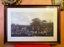 Grande gravure chasse à