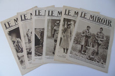 Le miroir - lot de 6 journaux