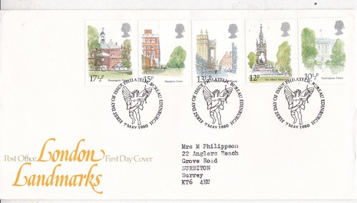 1980 london landmarks - 1980, fdc