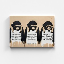 Tableau sur toile BANKSY