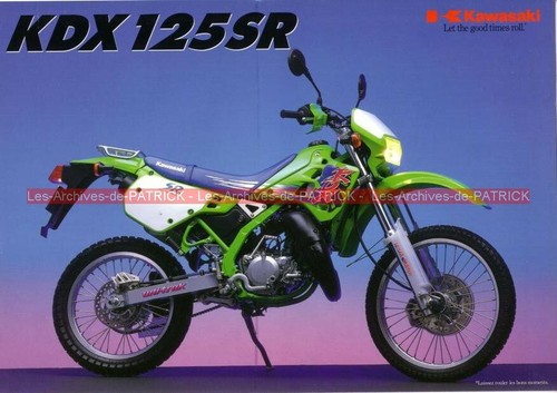 Kawasaki kdx 125 brochure - :,