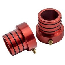 2Pcs Red Front Axle Tube Seal Kit for Dana 30 and 44 forJeep JK, TJ, XJ and YJ