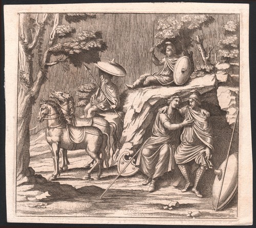 1742 rare gravure - rare, virgile