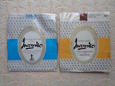 LOT DE 2 PAIRES DE BAS "INCOGNITO" - TAILLE 1 / 8 1/2 -  MADE IN ITALY - VINTAGE