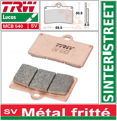 Plaquettes frein avant - frein,