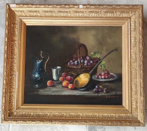 Ancienne peinture huile - ancienne, l