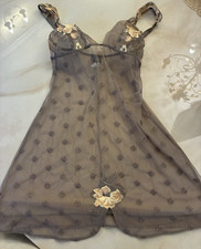 LA PERLA VINTAGE MAGNIFIQUE NUISETTE EN TULLE ET DENTELLE FINEMENT BRODE TAIL 2