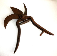 Outil ancien ,grand sécateur