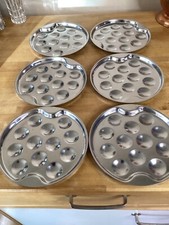 6 Plats À Four Inox 12 Escargots 