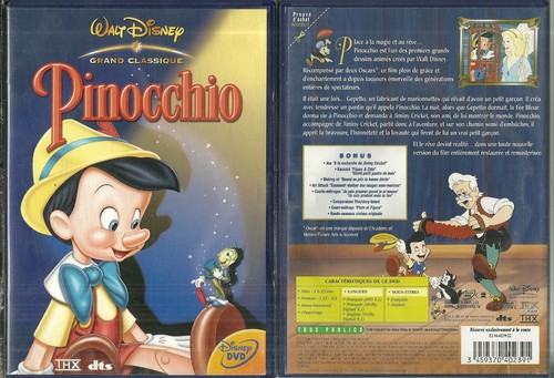 Dvd pinocchio walt disney - dvd,