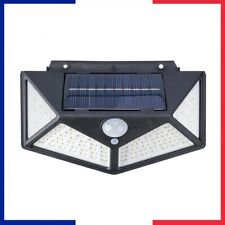 Lampe Solaire Extérieur 100 LED avec Détecteur de Mouvement Éclairage Jardin