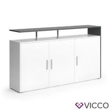  Buffet vaisselier meuble vasque Meuble TV TV Amato anthracite blanc Vicco