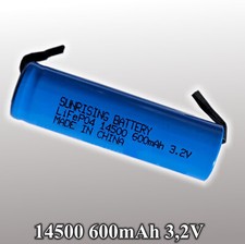 IFR 14500 600mAh 3,2V