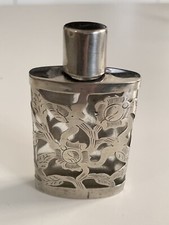 Flacon de parfum argent massif