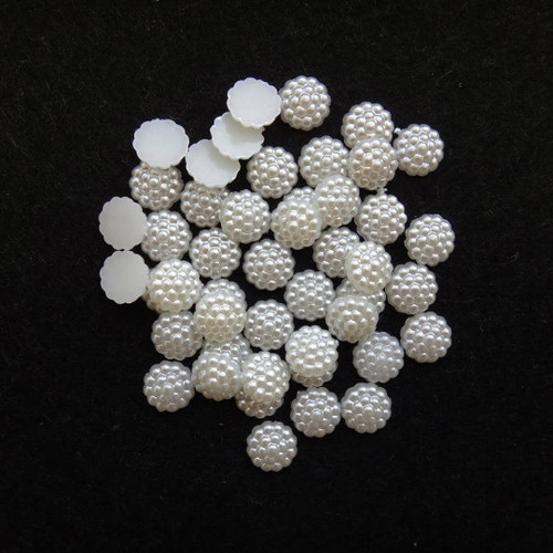 Demi perles fleur coller - fleur,