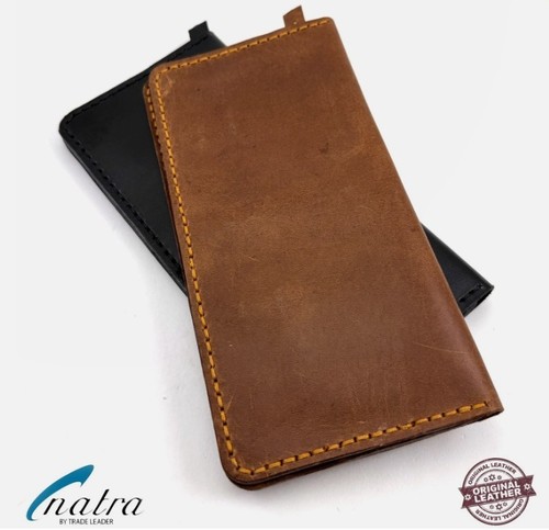 Véritable cuir portefeuille - véritable,