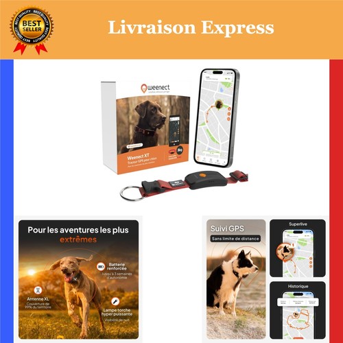 Weenect chien collier gps - collier,
