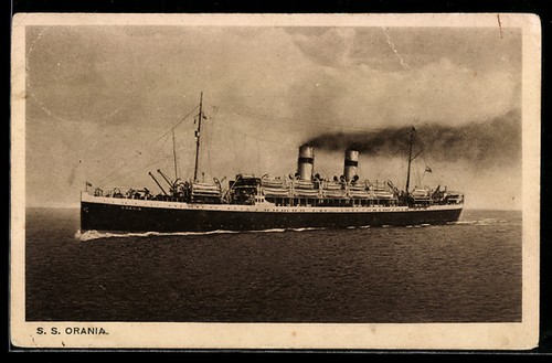 Carte postale paquebot - , s.s