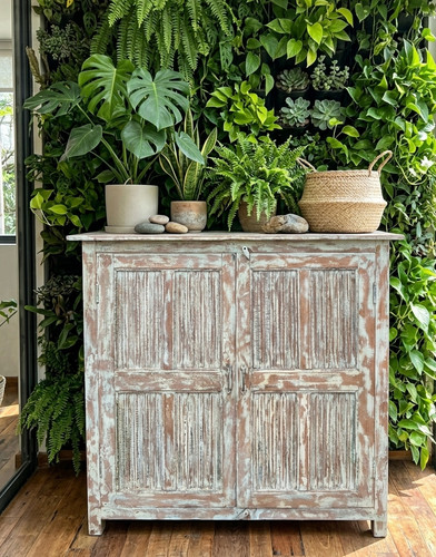 Antique carved armoire - antique,