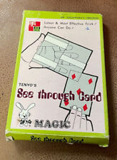 TENYO MAGIC SEE TROUGH CARD TENYO MAGIC 1976