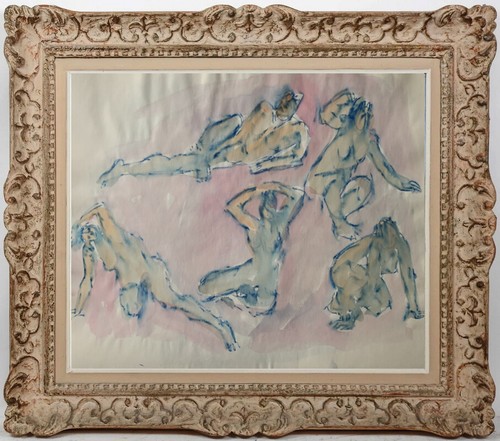Artiste identifier aquarelle - artiste, a