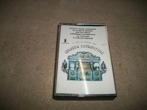Cassette audio orgues - cassette,