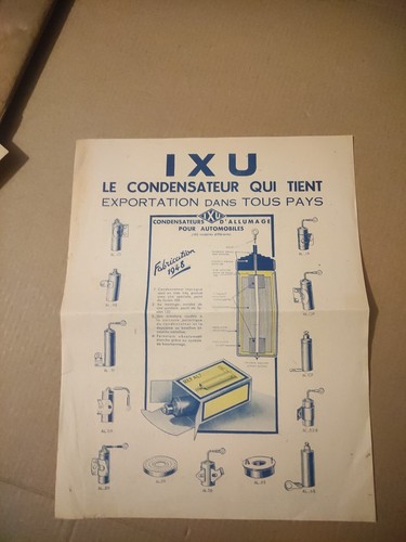 Publicité ixu condensateur - publicité,