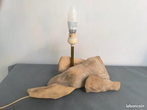 Lampe salon pierre - , naturel