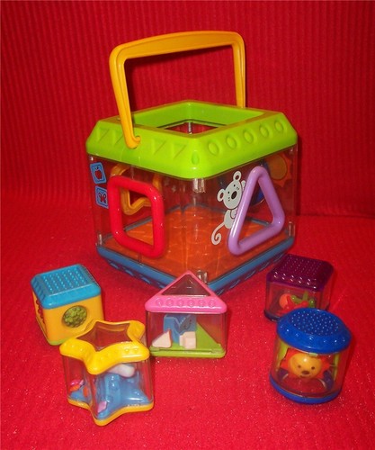 Fisher price peek boo blocks - peek-a-boo,