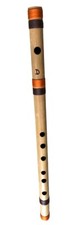 Main en Bois Bambou Flûte Indien Musical Instrument Bansuri Échelle D Népalais