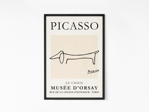 Picasso teckel chien - picasso,