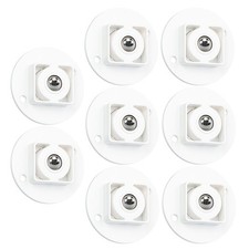  Boîte de rangement auto-adhésif 8pcs roulettes de roulettes de meubles en